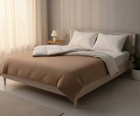 Coco-Sand Reversible AC Comforter + 2 Pillow Cover Free