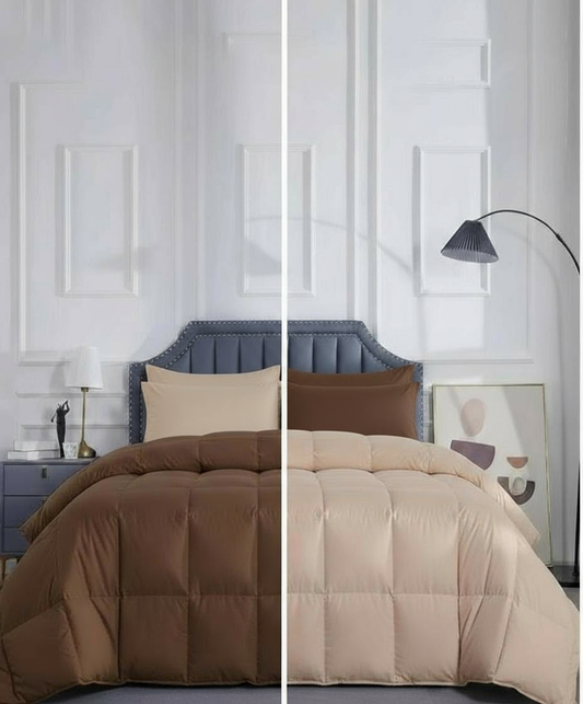 Coco-Sand Reversible AC Comforter + 2 Pillow Cover Free